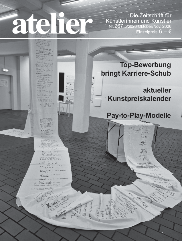 Cover atelier Heft 267, Oktober/November 2026